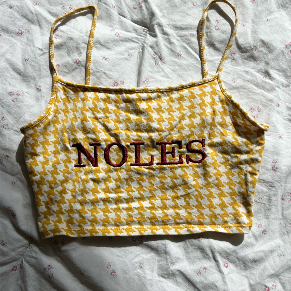 FSU game day tank top crop top